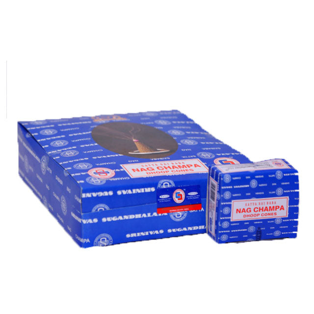 Satya Nag Champa Incense Cones.
