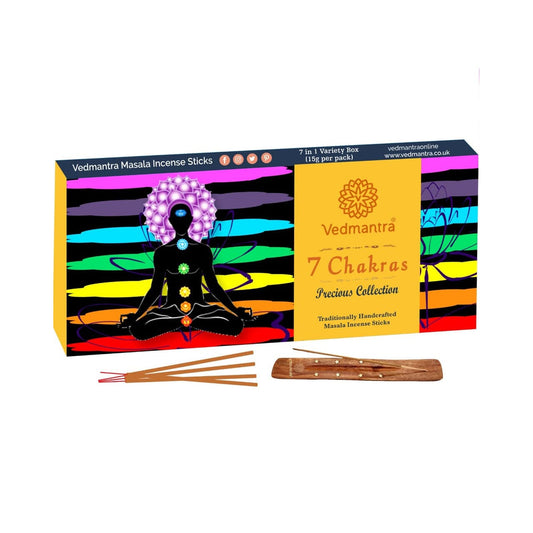 Vedmantra Precious Collection Incense Sticks - 7 Chakras.