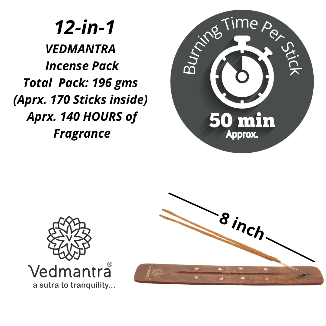Vedmantra Fusion Collection Incense Sticks - Holy Smoke.