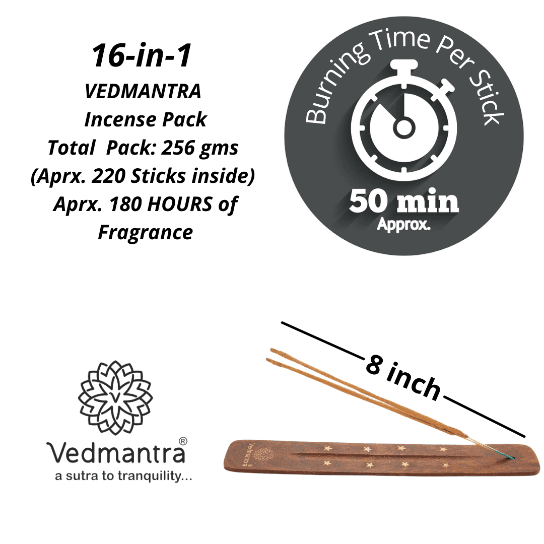 Vedmantra Vintage Collection Incense Sticks - Mantra Meditation.
