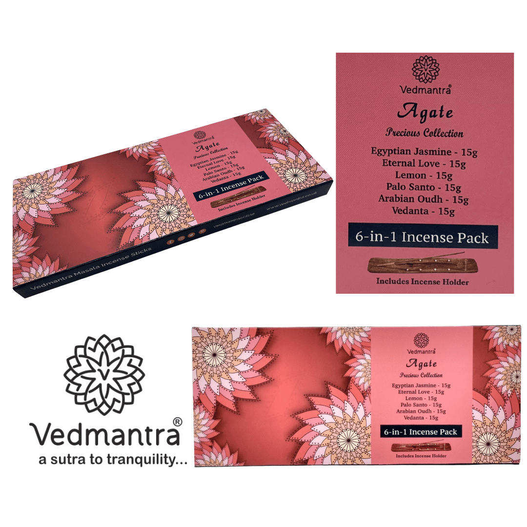 Vedmantra Precious Collection Incense Sticks - Agate.