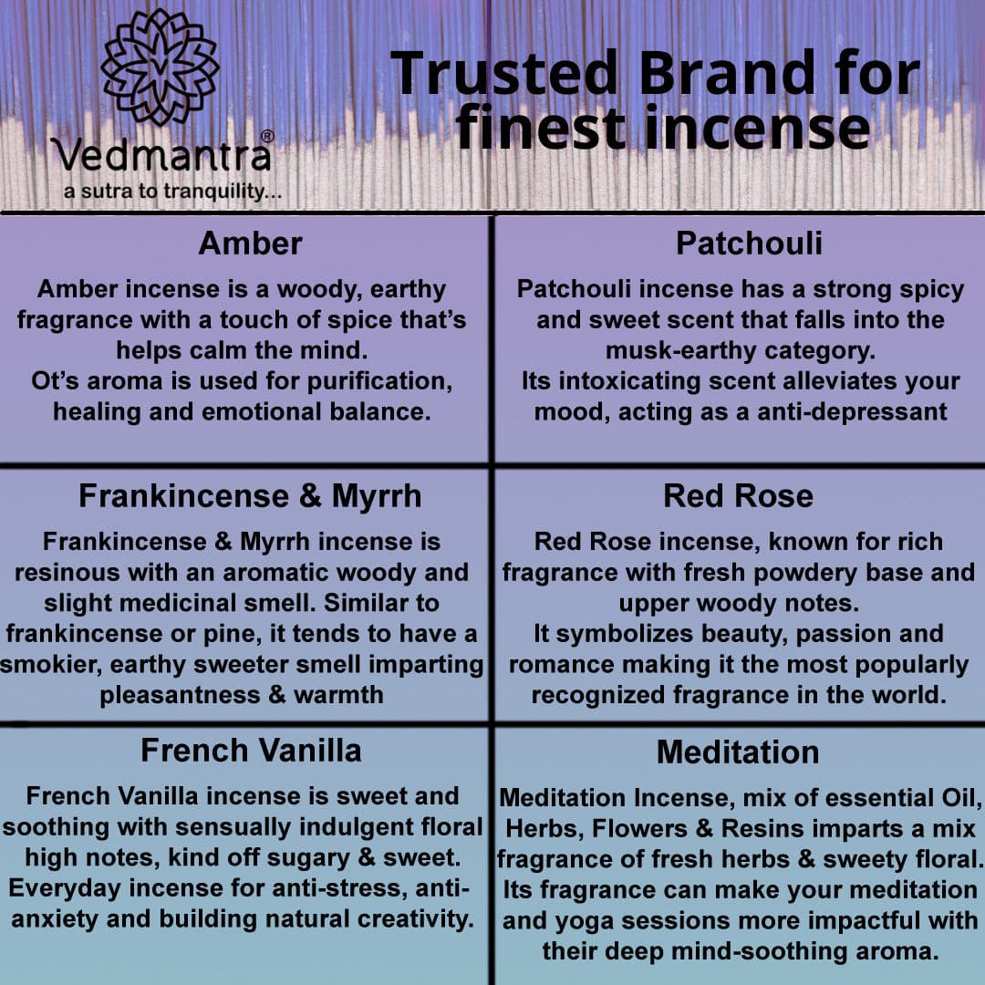 Vedmantra Precious Collection Incense Sticks - Amethyst.