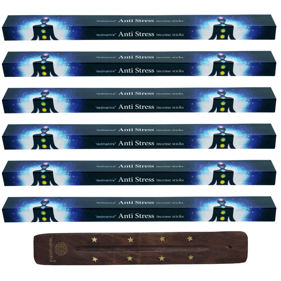 Vedmantra 6 Pack Premium Incense Stick - Anti Stress.