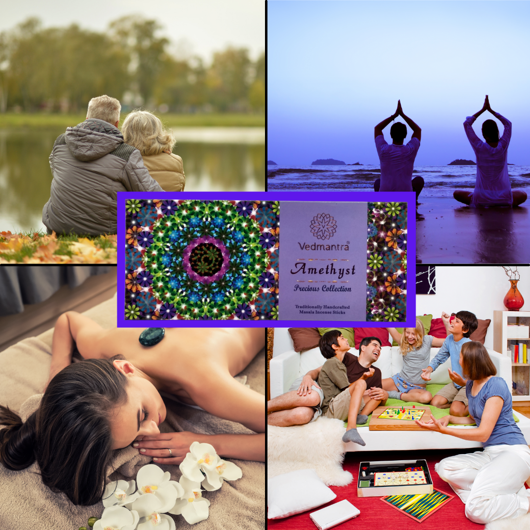 Vedmantra Precious Collection Incense Sticks - Amethyst.
