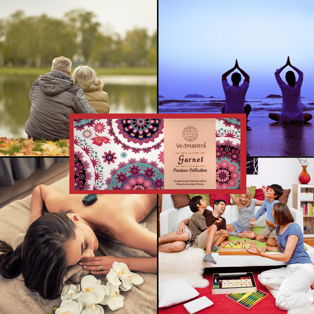 Vedmantra Precious Collection Incense Sticks - Garnet.