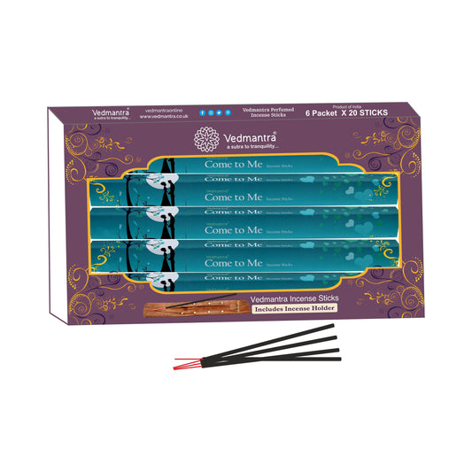 Vedmantra 6 Pack Premium Incense Stick - Come To Me.