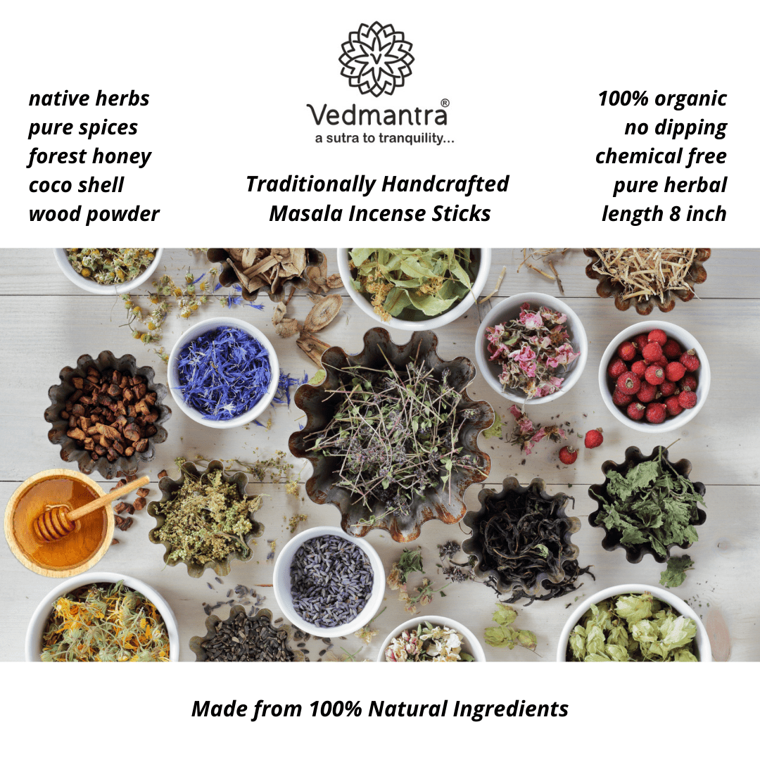 Vedmantra Fusion Collection Incense Sticks - Holy Smoke.
