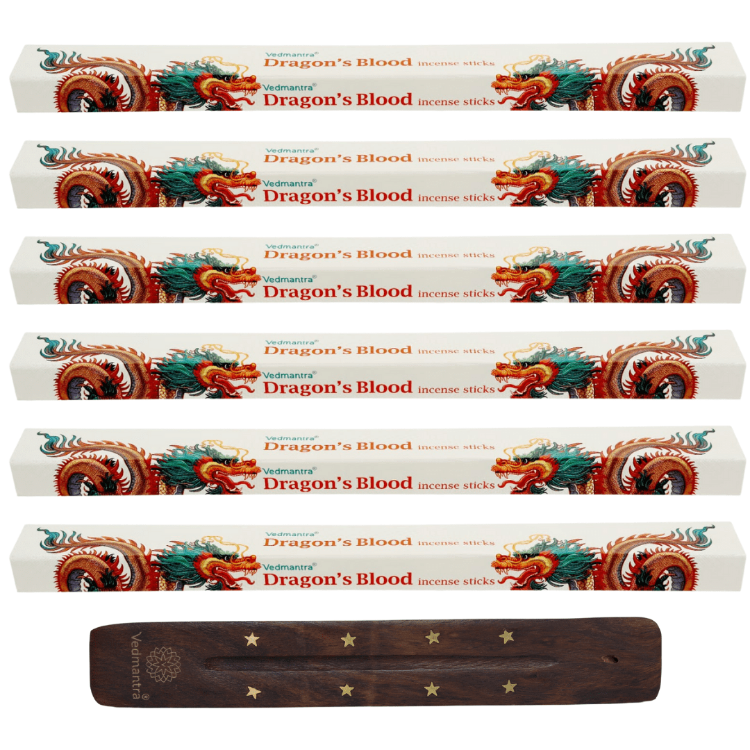 Vedmantra 6 Pack Premium Incense Stick - Dragon's Blood.
