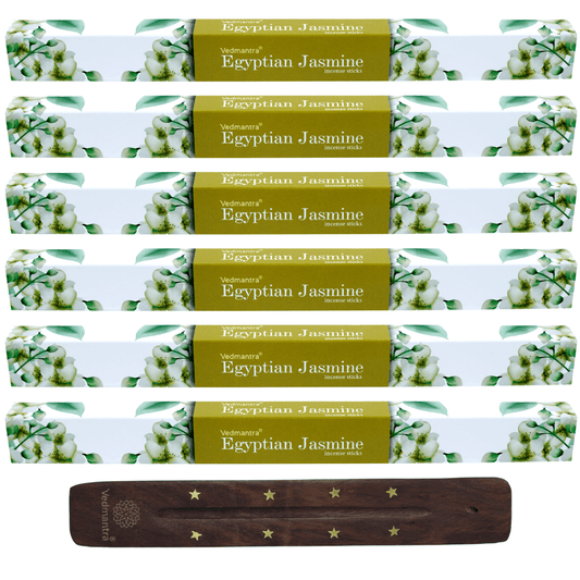 Vedmantra 6 Pack Premium Incense Stick - Egyptian Jasmine.
