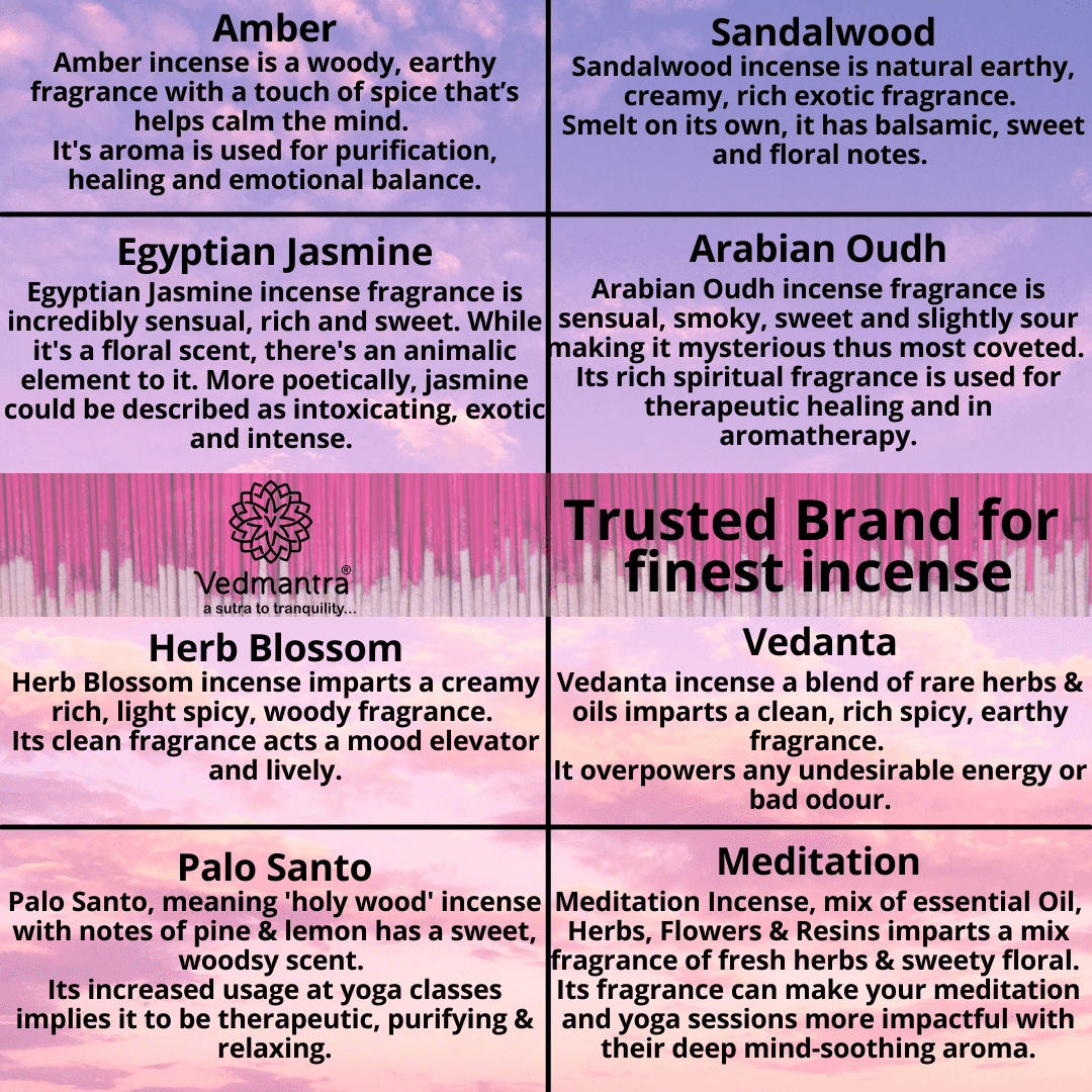 Vedmantra Luxury Collection Incense Sticks - Festive Feeling.