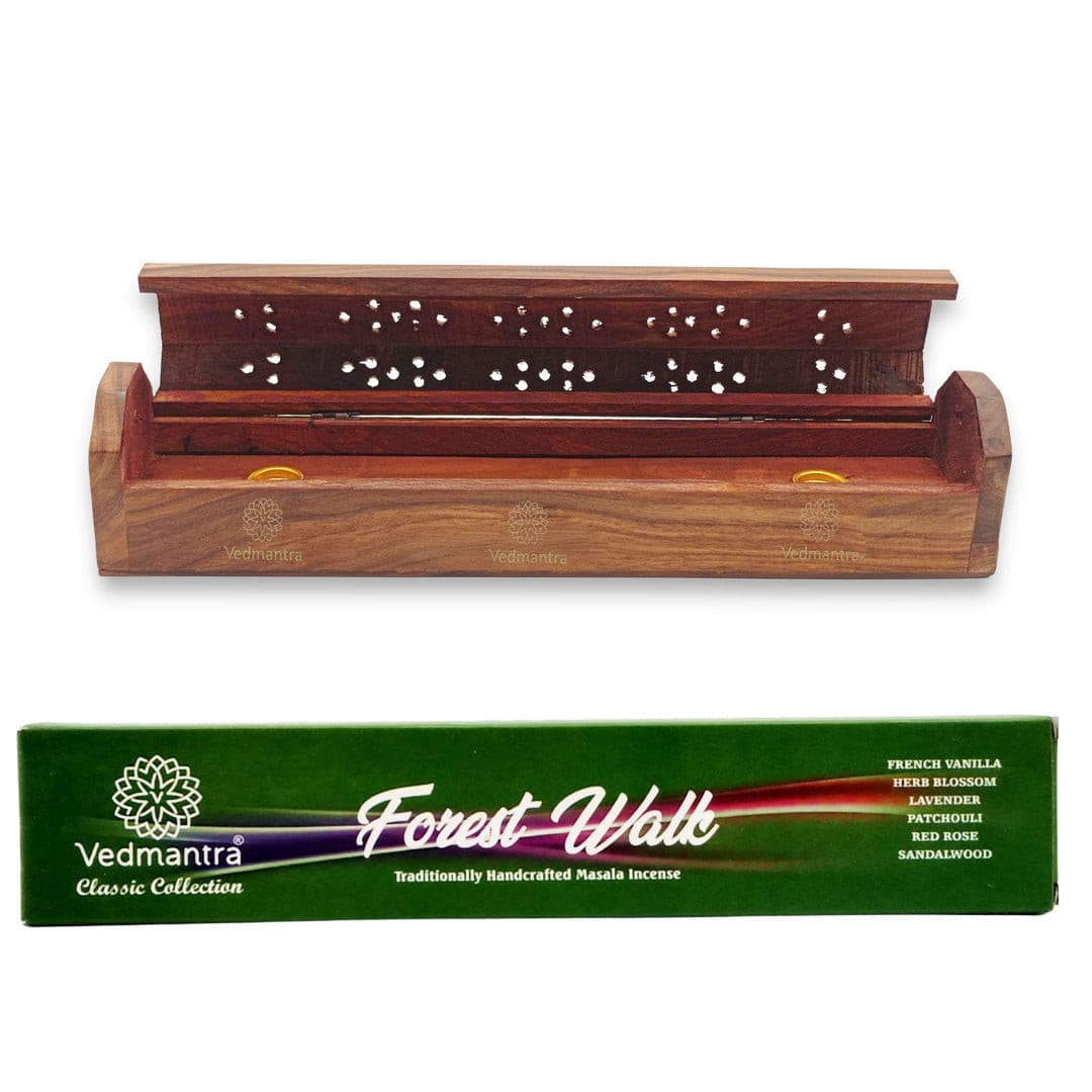 Vedmantra Coffin Incense Stick Holder + Vedmantra Incense Tester Combo.