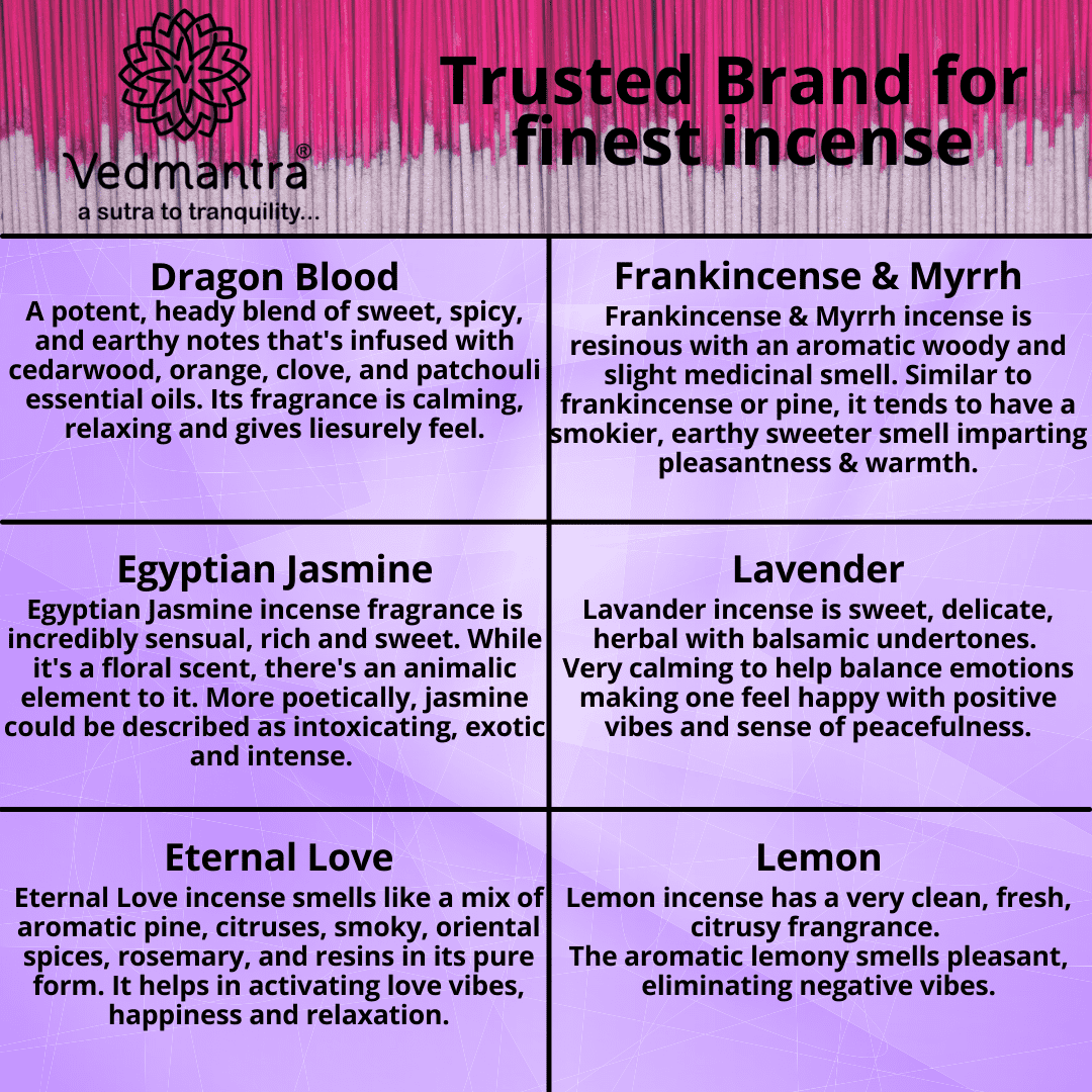Vedmantra Fusion Collection Incense Sticks - Free Spirits.