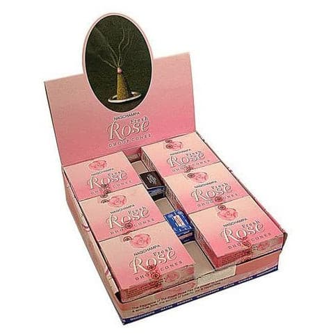 Satya Fresh Rose Dhoop Cones.