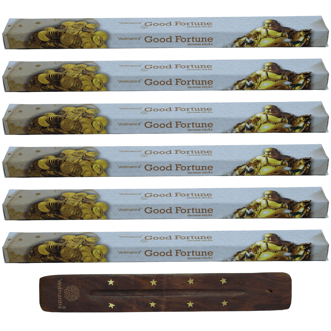 Vedmantra 6 Pack Premium Incense Stick - Good Fortune