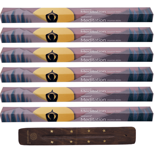 Vedmantra 6 Pack Premium Incense Stick - Meditation