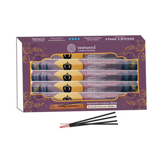 Vedmantra 6 Pack Premium Incense Stick - Meditation.