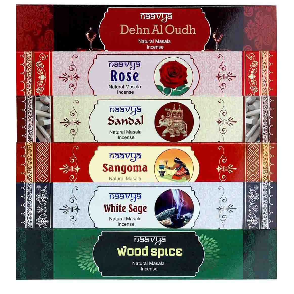 Naavya 6 Pack Assorted Incense Stick.