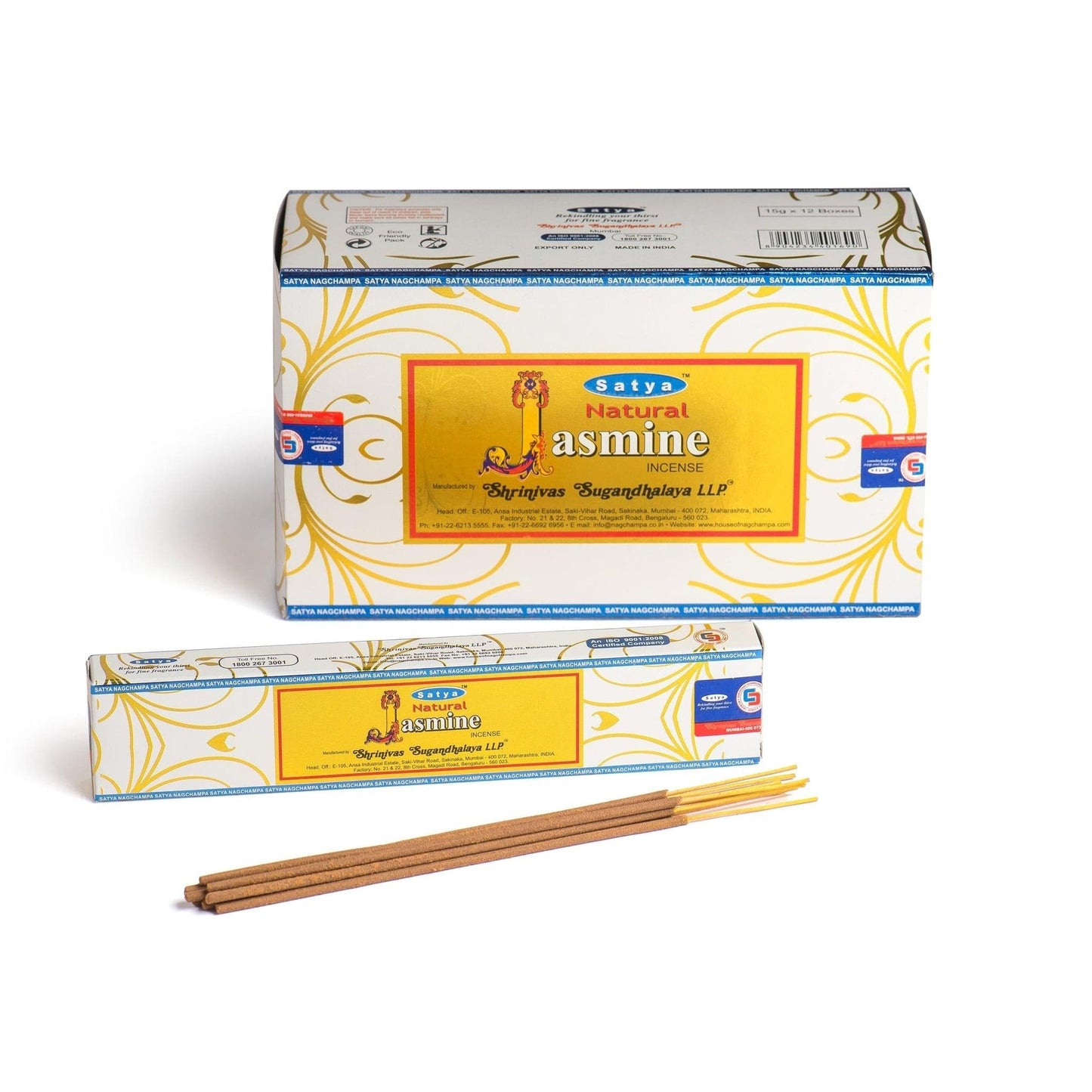Satya Natural Jasmine Masala Incense Sticks