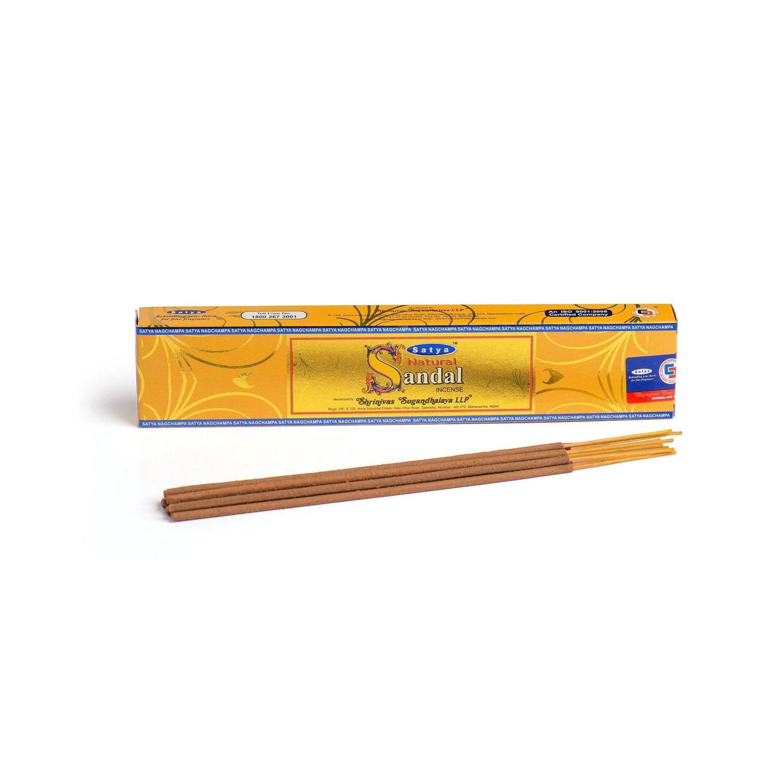 Satya Natural Sandal Masala Incense Sticks.