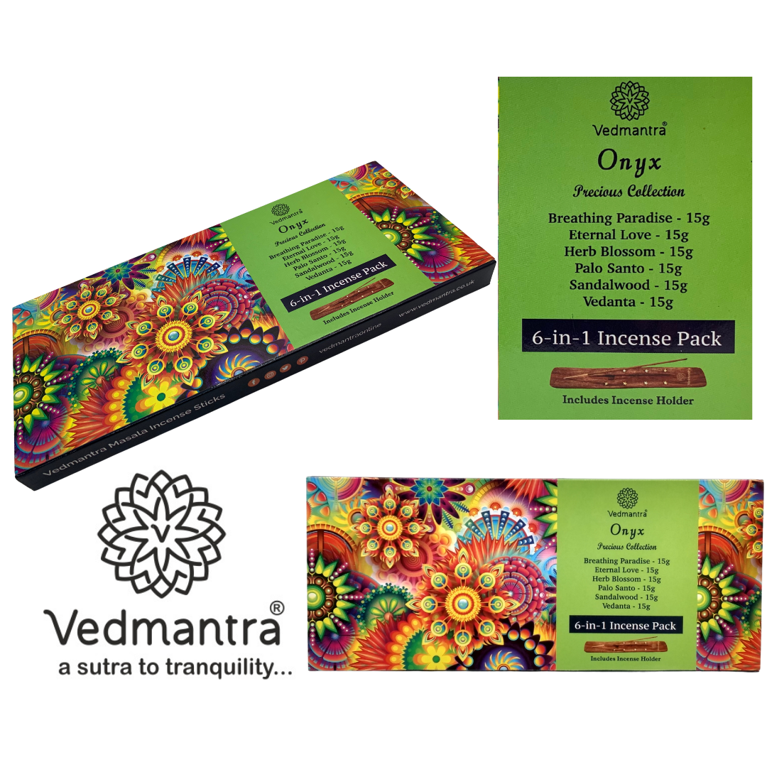 Vedmantra Precious Collection Incense Sticks - Onyx.