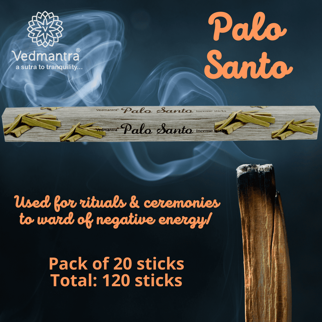 Vedmantra 6 Pack Premium Incense Stick - Palo Santo.
