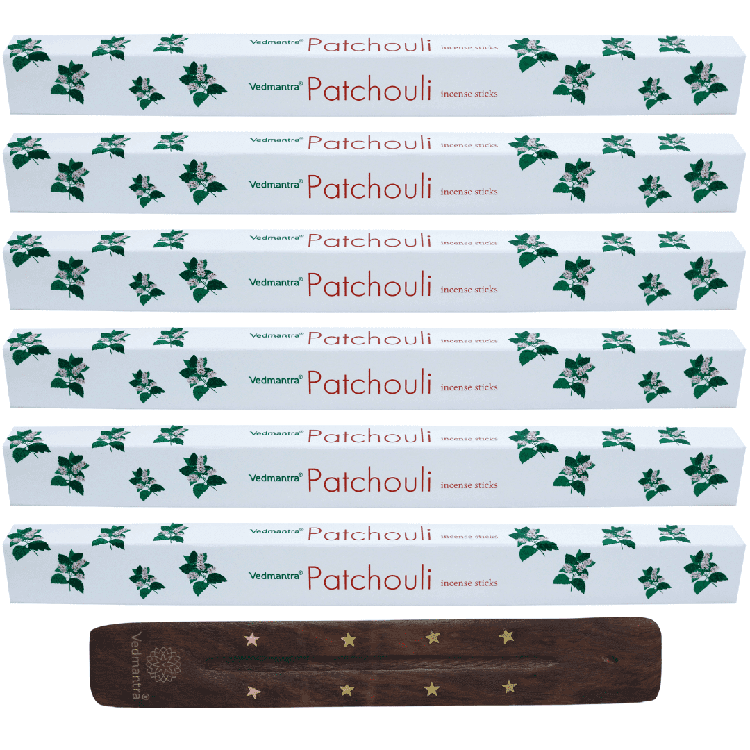 Vedmantra 6 Pack Premium Incense Stick Patchouli Vedmantra