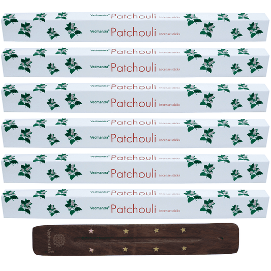 Vedmantra 6 Pack Premium Incense Stick - Patchouli.