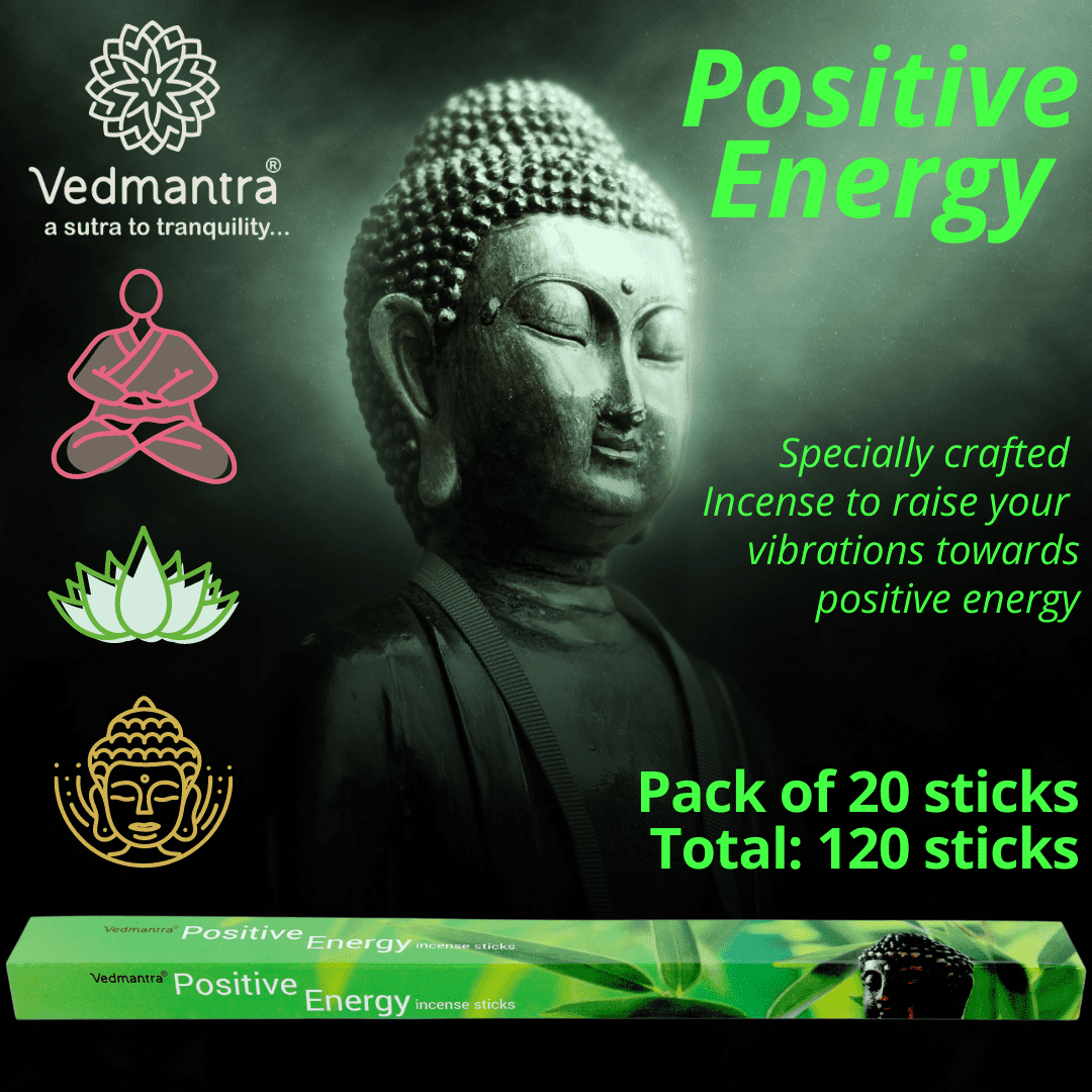 Vedmantra 6 Pack Premium Incense Stick - Positive Energy.