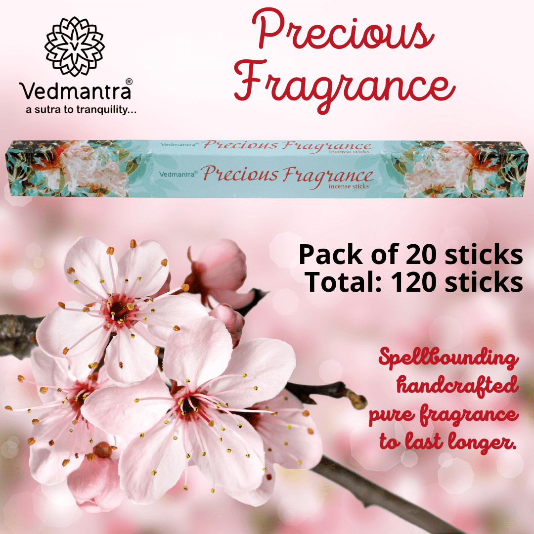 Vedmantra 6 Pack Premium Incense Stick - Precious Fragrance.