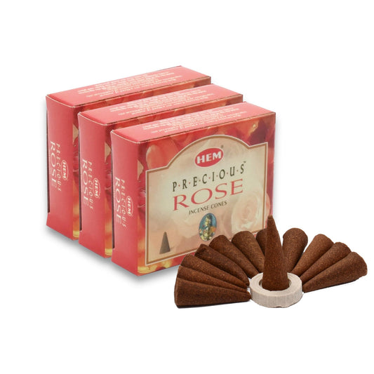 Hem Precious Rose Dhoop Cones