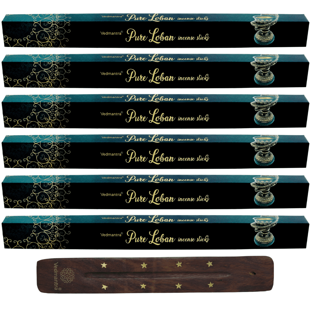 Vedmantra 6 Pack Premium Incense Stick - Pure Loban.