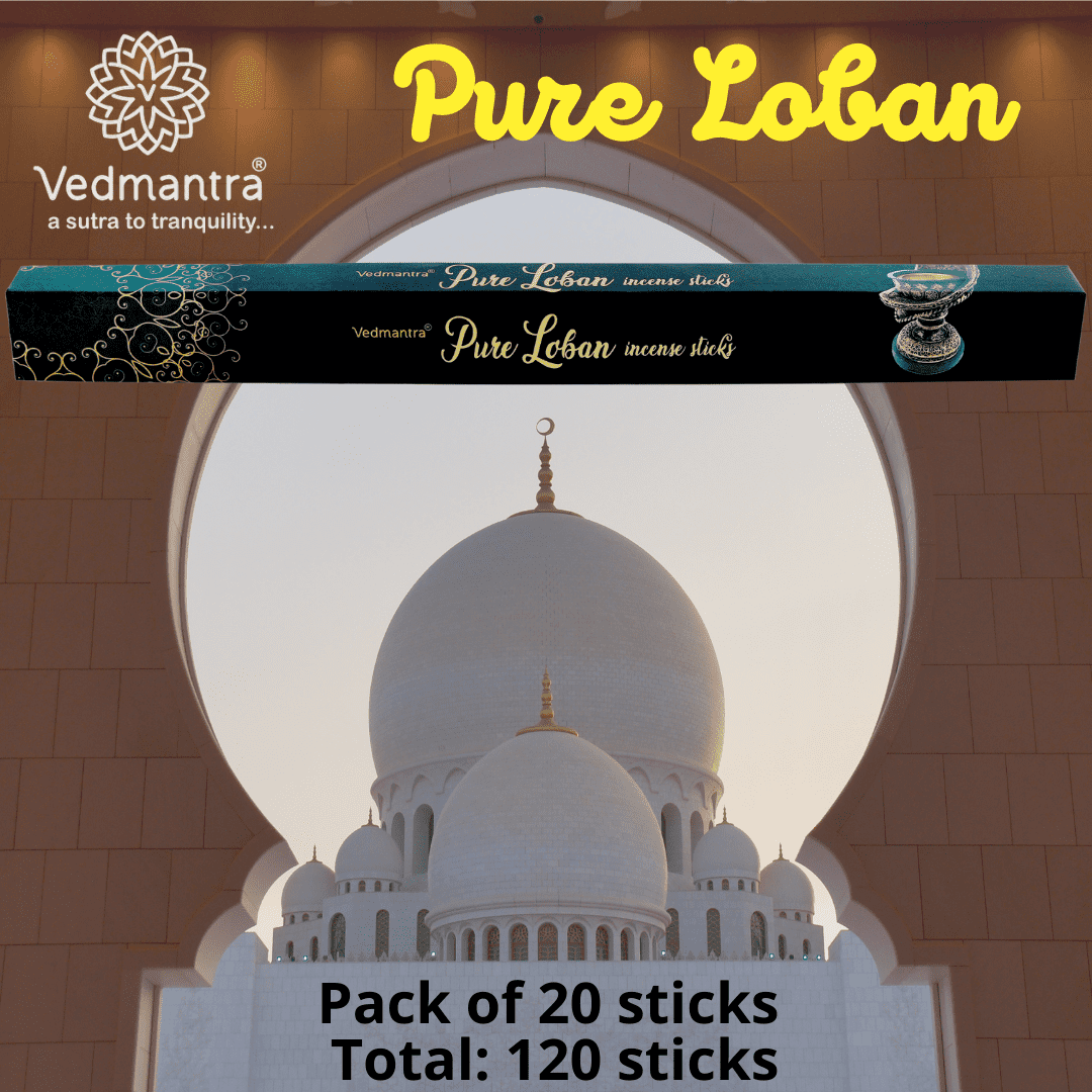 Vedmantra 6 Pack Premium Incense Stick - Pure Loban.