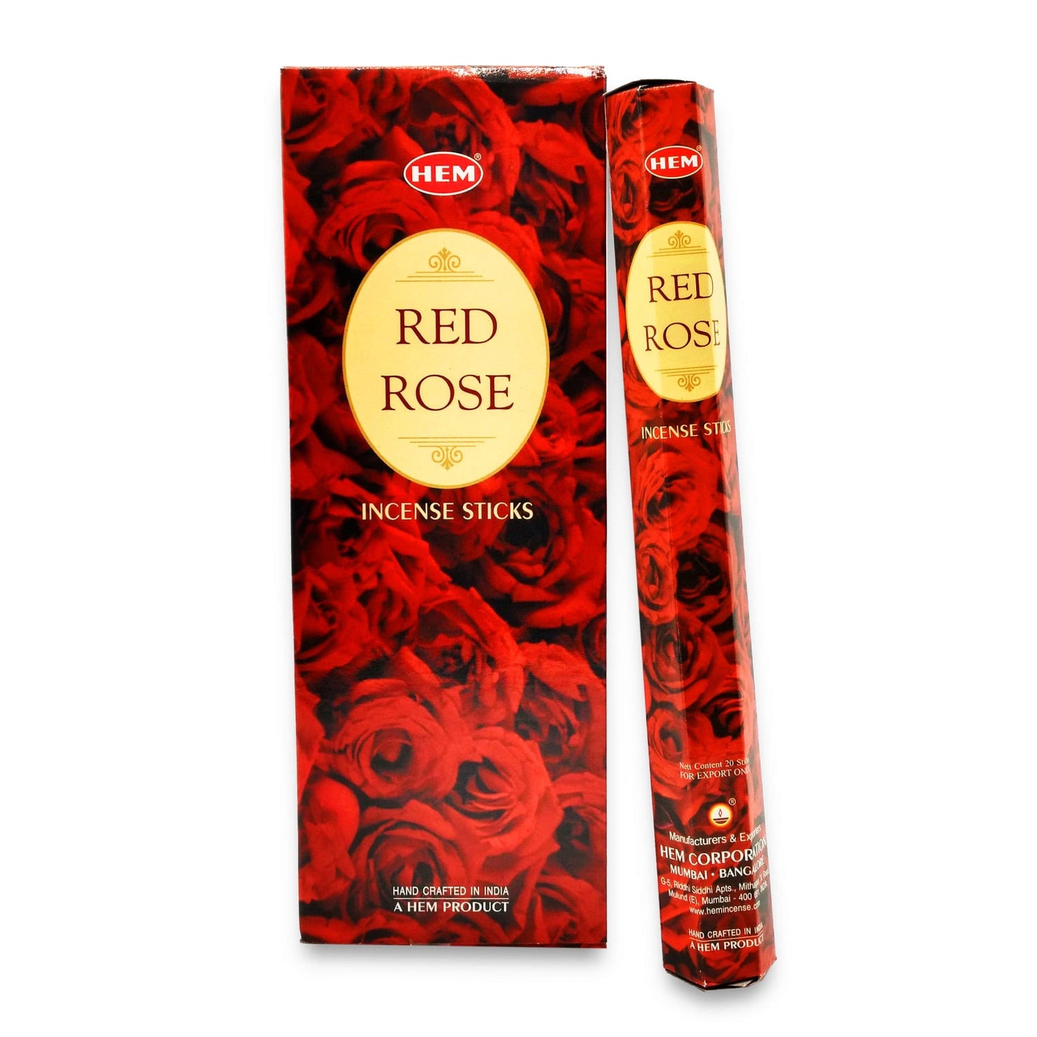 Hem Red Rose Incense Sticks.