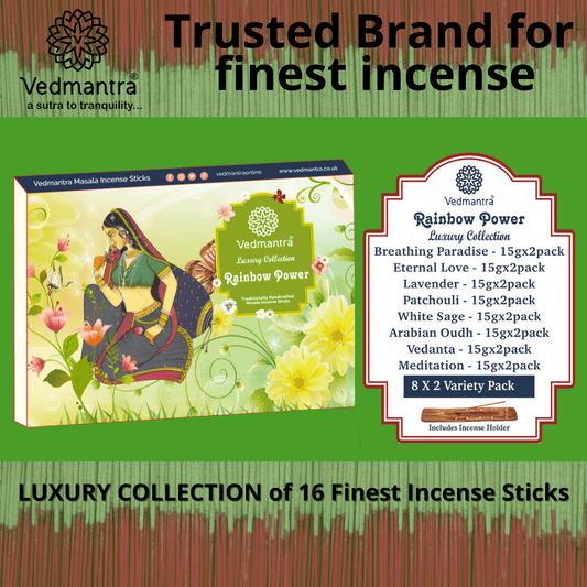 Vedmantra Luxury Collection Incense Sticks - Rainbow Power.