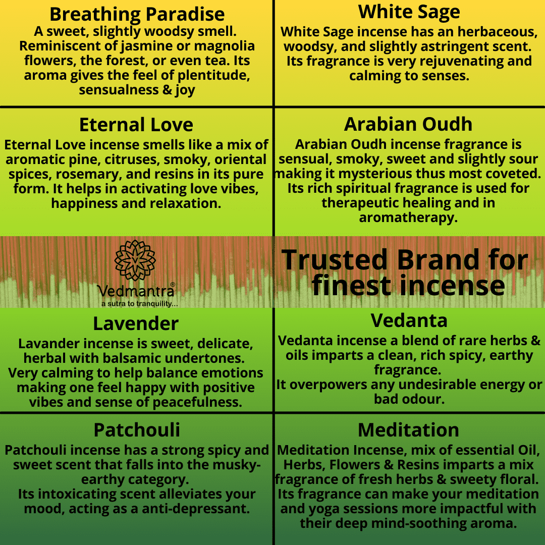 Vedmantra Luxury Collection Incense Sticks - Rainbow Power.
