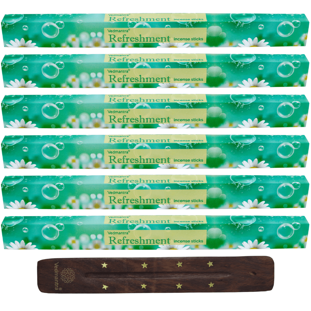 Vedmantra 6 Pack Premium Incense Stick - Refreshment.