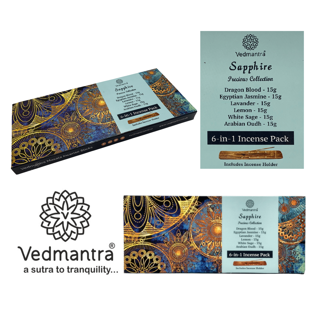 Vedmantra Precious Collection Incense Sticks - Sapphire.