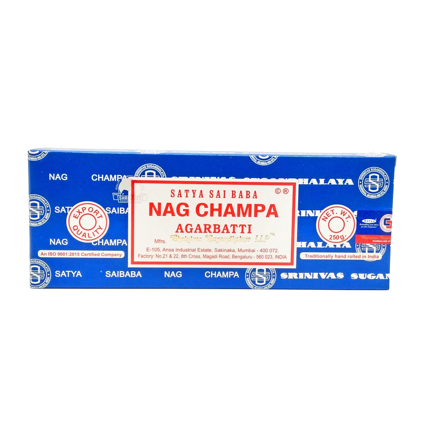 Satya Nag Champa Masala Incense Sticks - 250 Gram.