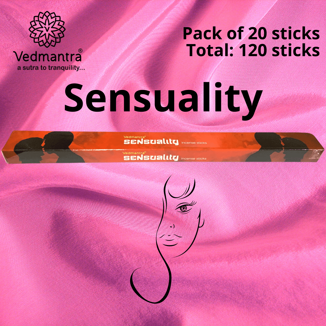 Vedmantra 6 Pack Premium Incense Stick - Sensuality.