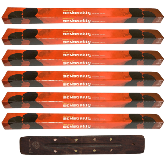 Vedmantra 6 Pack Premium Incense Stick - Sensuality.