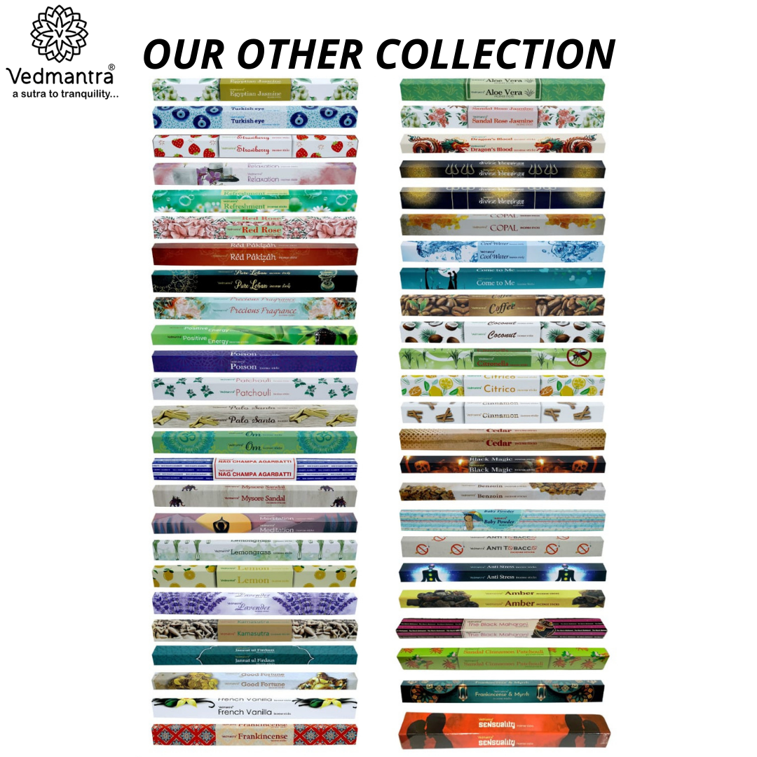 Vedmantra 6 Pack Premium Incense Stick - Om.