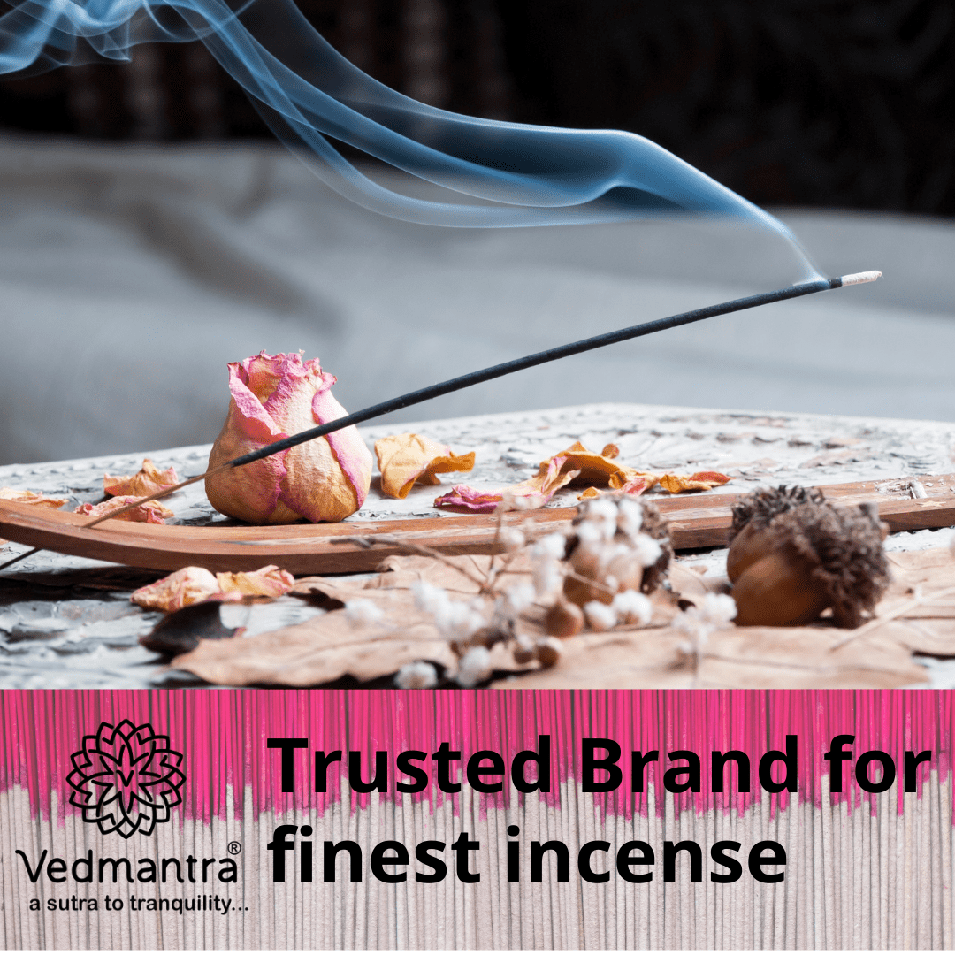 Vedmantra 6 Pack Premium Incense Stick - Black Maharani.