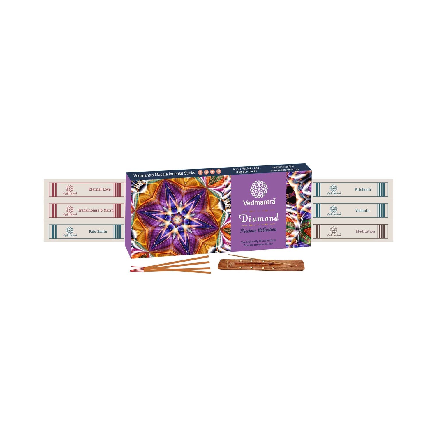 Vedmantra Precious Collection Incense Sticks - Diamond.