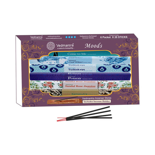 Vedmantra Assorted Incense Stick Gift Set - Moods.