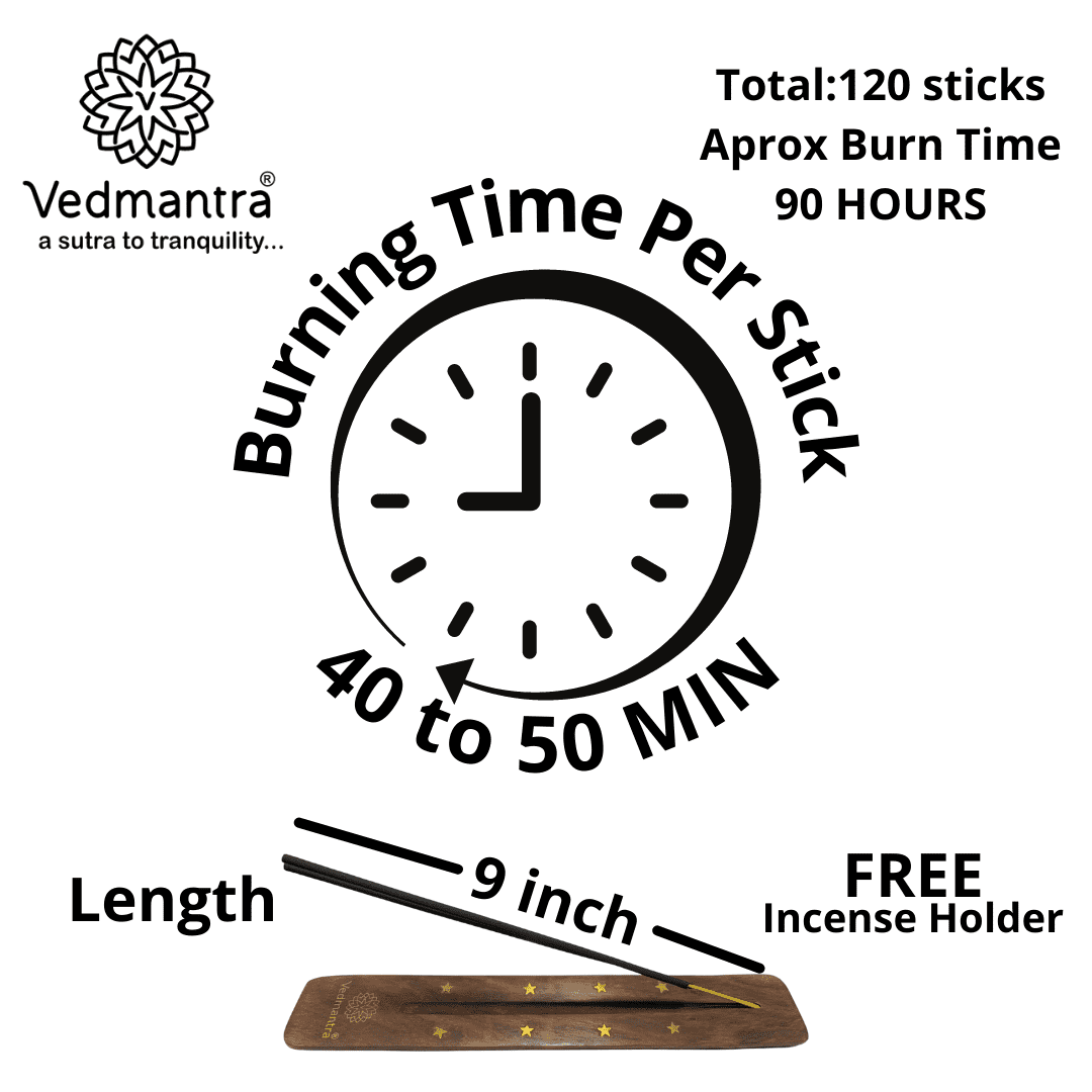 Vedmantra 6 Pack Premium Incense Stick - Coconut.