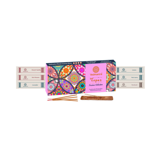 Vedmantra Precious Collection Incense Sticks - Topaz.