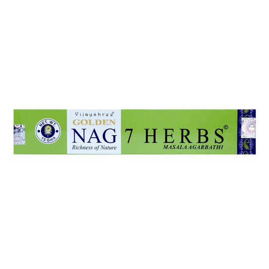 Vijayshree Nag 7 Herbs Masala Incense Sticks.