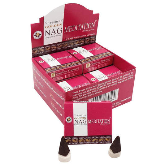 Vijayshree Nag Meditation Incense Cones.