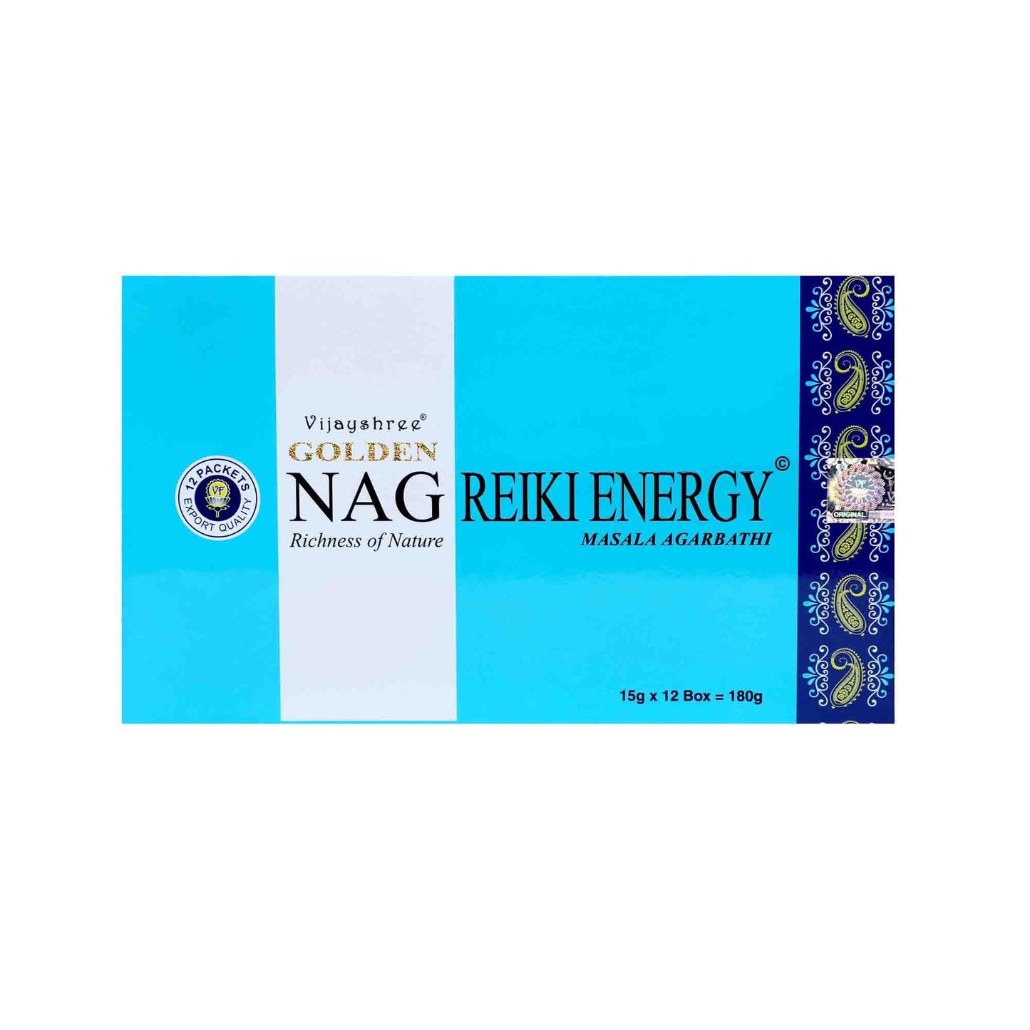 Vijayshree Nag Reiki Energy Masala Incense Sticks.