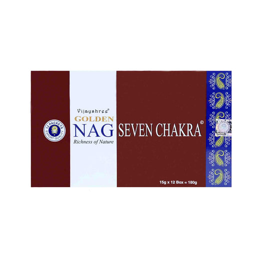 Vijayshree Nag Seven Chakra Masala Incense Sticks.